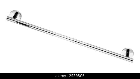 tubo in metallo isolato su bianco Foto Stock