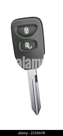 chiave dell'auto isolata su sfondo bianco. chiave della macchina Foto Stock