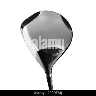 Bastoncino da golf isolato su sfondo bianco. Bastone da golf isolato su bianco Foto Stock