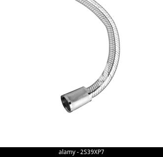 Tubo dell'acqua isolato su sfondo bianco. Tubo flessibile dell'acqua isolato Foto Stock