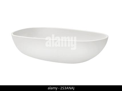 Piastra isolata su sfondo bianco. Piastra isolata su un bianco Foto Stock