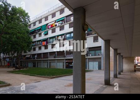 Casa Bloc, di Josep Lluís Sert. 1936. Barcellona. Spagna. Foto Stock