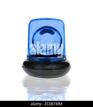 Il Blue Flasher isolato su sfondo bianco. Il Blue Flasher e' isolato Foto Stock