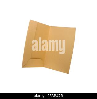 cartella papper isolata su bianco Foto Stock