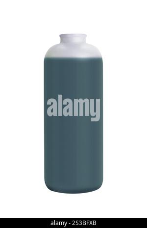 flacone in plastica con detergente isolato Foto Stock