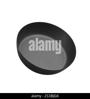 Padella su sfondo bianco Foto Stock