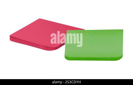 note adesive di colori diversi Foto Stock