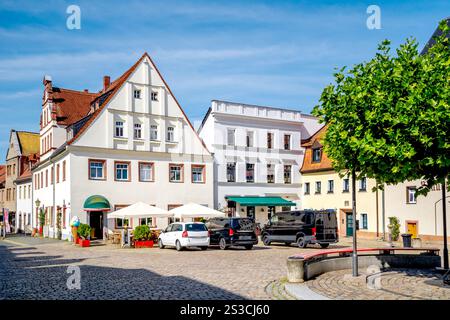 Città vecchia di Colditz, Germania Foto Stock
