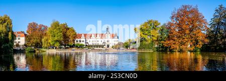 Città vecchia di Bad Schmiedeberg, Germania Foto Stock