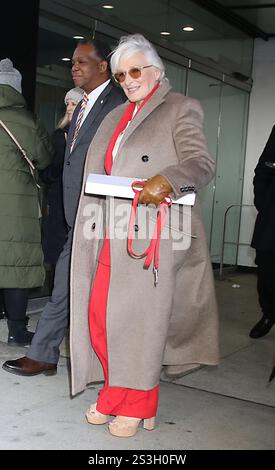 9 gennaio 2025 Glenn Close on Drew Barrymore Show per parlare del nuovo film Back in Action a New York. 09 gennaio 2025 credito: RW/Mediapunch Foto Stock