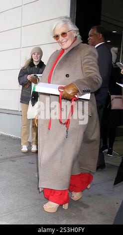 9 gennaio 2025 Glenn Close on Drew Barrymore Show per parlare del nuovo film Back in Action a New York. 09 gennaio 2025 credito: RW/Mediapunch Foto Stock