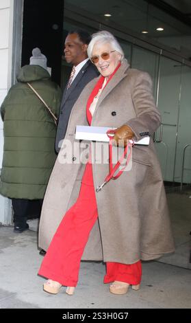 9 gennaio 2025 Glenn Close on Drew Barrymore Show per parlare del nuovo film Back in Action a New York. 09 gennaio 2025 credito: RW/Mediapunch Foto Stock