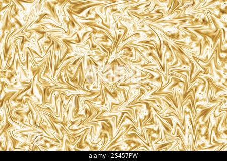 Immagine della consistenza liquida in oro antico sfumato per sfondo astratto Foto Stock