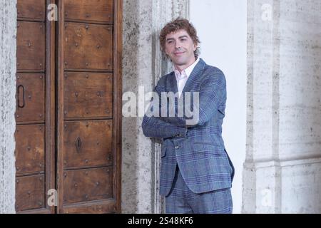 10 gennaio 2025, Roma, Italia: L'attore Michele Riondino partecipa al photocall della fiction ''il Conte di Montecristo'' a Palazzo Farnese a Roma (Credit Image: © Matteo Nardone/Pacific Press via ZUMA Press Wire) SOLO USO EDITORIALE! Non per USO commerciale! Foto Stock