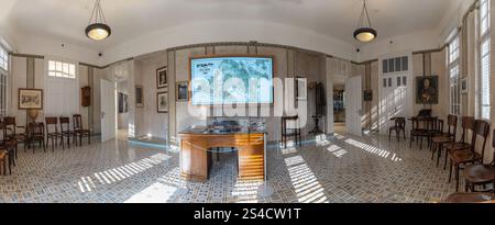 Tel Aviv, Israele - 10 gennaio 2025. Vista panoramica dell'ufficio del sindaco di Tel Aviv Dizengoff Foto Stock