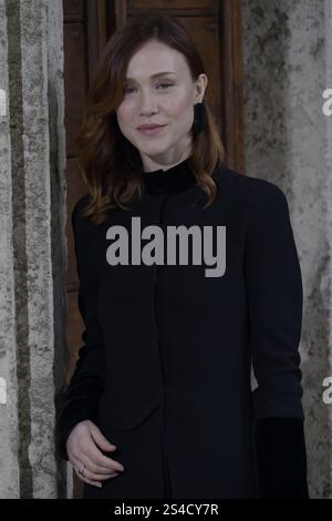 Ambasciata di Francia a Roma, Roma, Italia, 10 gennaio 2025, Gabriella Pession durante il Photocall della serie Rai "il Conte di Montecristo" - News Foto Stock