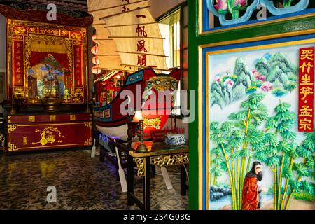 Hoi An, Vietnam - 28 luglio 2024: Hainan Assembly Hall Foto Stock