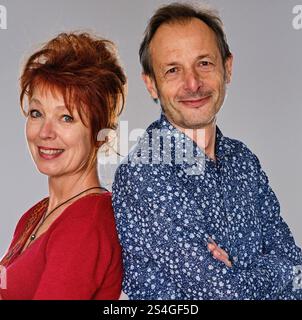 Sylvie Gilman et Thierry de Lestrade, realizateurs et auteurs // Sylvie Gilman e Thierry de Lestrade, registi e autori, registi Foto Stock