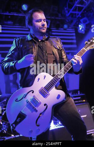 Tim Pagnotta, cantante/cantautore della band pop punk Sugarcult - London O2 Islington Academy, 21 aprile 2011 Foto Stock