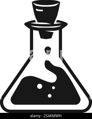 Icona del pallone triangolare. Semplice illustrazione dell'icona vettoriale triangolare per la progettazione del nastro isolata su sfondo bianco. Icona del pallone triangolare, stile semplice Illustrazione Vettoriale