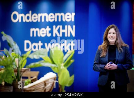 AMSTERDAM - il presidente Marijke Vuik di Koninklijke Horeca Nederland (KHN) terrà una conferenza stampa prima dell'apertura dell'Horecava. Tra le altre cose, Vuik annuncerà i dati attuali e presenterà nuovi sviluppi nel settore alberghiero. ANP ROBIN UTRECHT netherlands Out - belgio Out Foto Stock