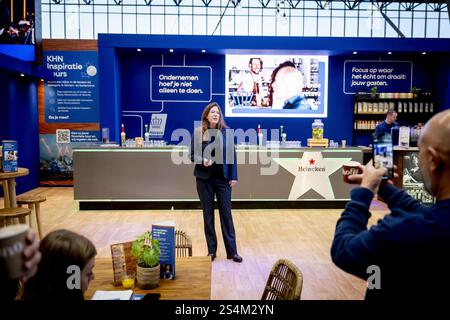 AMSTERDAM - il presidente Marijke Vuik di Koninklijke Horeca Nederland (KHN) terrà una conferenza stampa prima dell'apertura dell'Horecava. Tra le altre cose, Vuik annuncerà i dati attuali e presenterà nuovi sviluppi nel settore alberghiero. ANP ROBIN UTRECHT netherlands Out - belgio Out Foto Stock