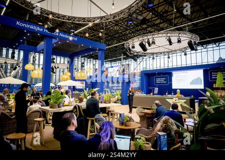 AMSTERDAM - il presidente Marijke Vuik di Koninklijke Horeca Nederland (KHN) terrà una conferenza stampa prima dell'apertura dell'Horecava. Tra le altre cose, Vuik annuncerà i dati attuali e presenterà nuovi sviluppi nel settore alberghiero. ANP ROBIN UTRECHT netherlands Out - belgio Out Foto Stock