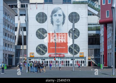 Amsterdam, Paesi Bassi. 13 maggio 2023. Foto di Johan Cruijff alla Johan Cruijff Arena di Amsterdam, lo stadio di calcio dell'Ajax e altri eventi come Foto Stock
