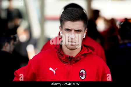 Cagliari, Italia. 11 gennaio 2020. ESCLUSIVA MILAN foto Credit: LaPresse/Alamy Live News Foto Stock