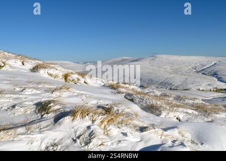 West Kip, Mount and Grains Head da Muckle Knock nelle South Pentland Hills della Scozia Foto Stock