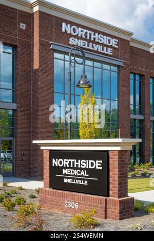 Northside Snellville Medical Center, una filiale del sistema sanitario del Northside Hospital della Metro Atlanta, a Snellville, Georgia. (USA) Foto Stock