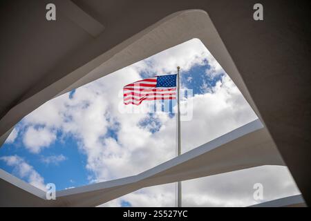 USS Arizona Memorial Foto Stock