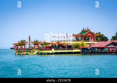 Tempio cinese a George Town Chew Jetty, Penang, Malesia. Tempio a George Town Chew Jetty, Penang, Malesia Foto Stock