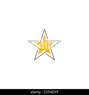 Il logo Star Modello icona vettore illustration design Foto Stock