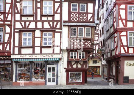 Altstadt von Bernkastel-Kues an der Mosel Foto Stock