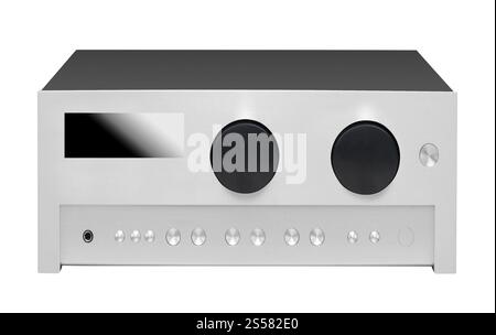 usb digitale, lettore cd isolato su sfondo bianco. usb digitale, lettore cd Foto Stock