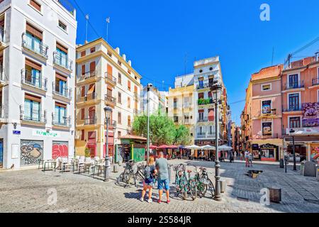 Spagna. Vedute urbane-paesaggi la terza città più grande della Spagna è Valencia. Foto Stock