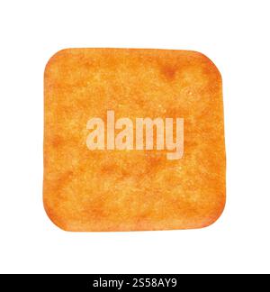 Biscuit isolato su bianco Foto Stock