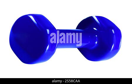 Un manubrio isolato su bianco Foto Stock