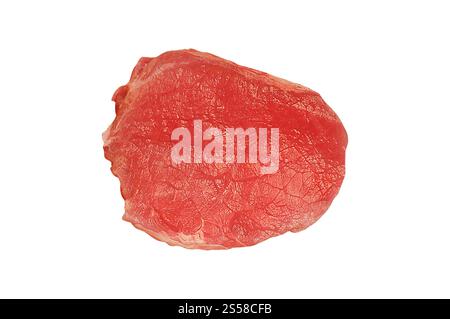 Carne di manzo tritata cruda Foto Stock