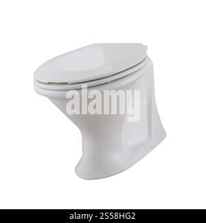 Ciotola bianca, isolata su sfondo bianco. Ciotola bianca, isolata su bianco Foto Stock