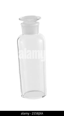 Fiale mediche vuote isolate su un bianco. Fiale mediche vuote isolate su bianco Foto Stock