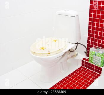 bagno moderno con wc. bagno moderno Foto Stock