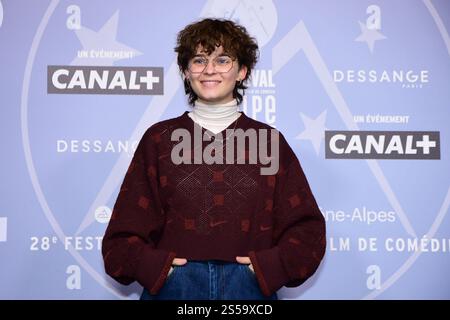 Alpe Huez, Francia. 13 gennaio 2025. Ritratto di Jean Paul Rouve alla cerimonia di apertura dell'Alpe d'Huez Comedy Film Festival in Alpe d'Huez, Francia, il 13 gennaio 2025. (Foto di Romain Doucelin/NurPhoto) credito: NurPhoto SRL/Alamy Live News Foto Stock