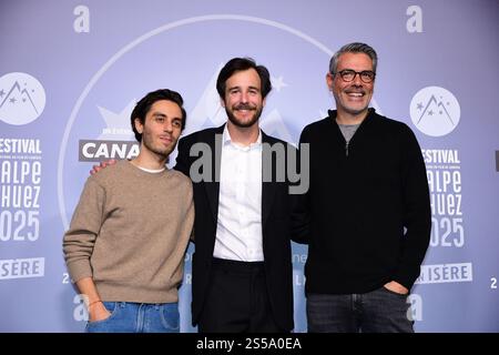 Alpe Huez, Francia. 13 gennaio 2025. Ritratto di Jean Paul Rouve alla cerimonia di apertura dell'Alpe d'Huez Comedy Film Festival in Alpe d'Huez, Francia, il 13 gennaio 2025. (Foto di Romain Doucelin/NurPhoto) credito: NurPhoto SRL/Alamy Live News Foto Stock