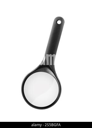 Magnifier isolati su sfondo bianco Foto Stock