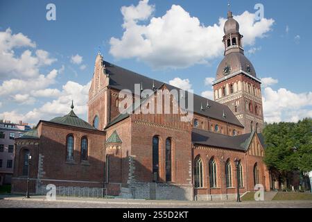La cattedrale di riga (Rīgas Doms) è la cattedrale evangelica luterana di riga, in Lettonia. Foto Stock