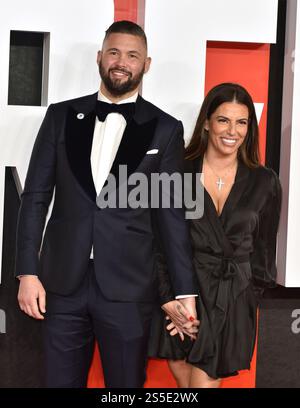 Tony Bellew partecipa a CREED III - prima europea al Cineworld Leicester Square di Londra, Inghilterra. 15 febbraio 2023 Foto Stock