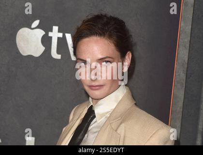 Rebecca Ferguson partecipa alla premiere mondiale "Silo" , alla Battersea Power Station di Londra, Inghilterra, Regno Unito. Martedì 25 aprile 2023 Foto Stock