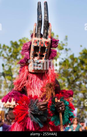 Ballerini tradizionali del Mali Foto Stock